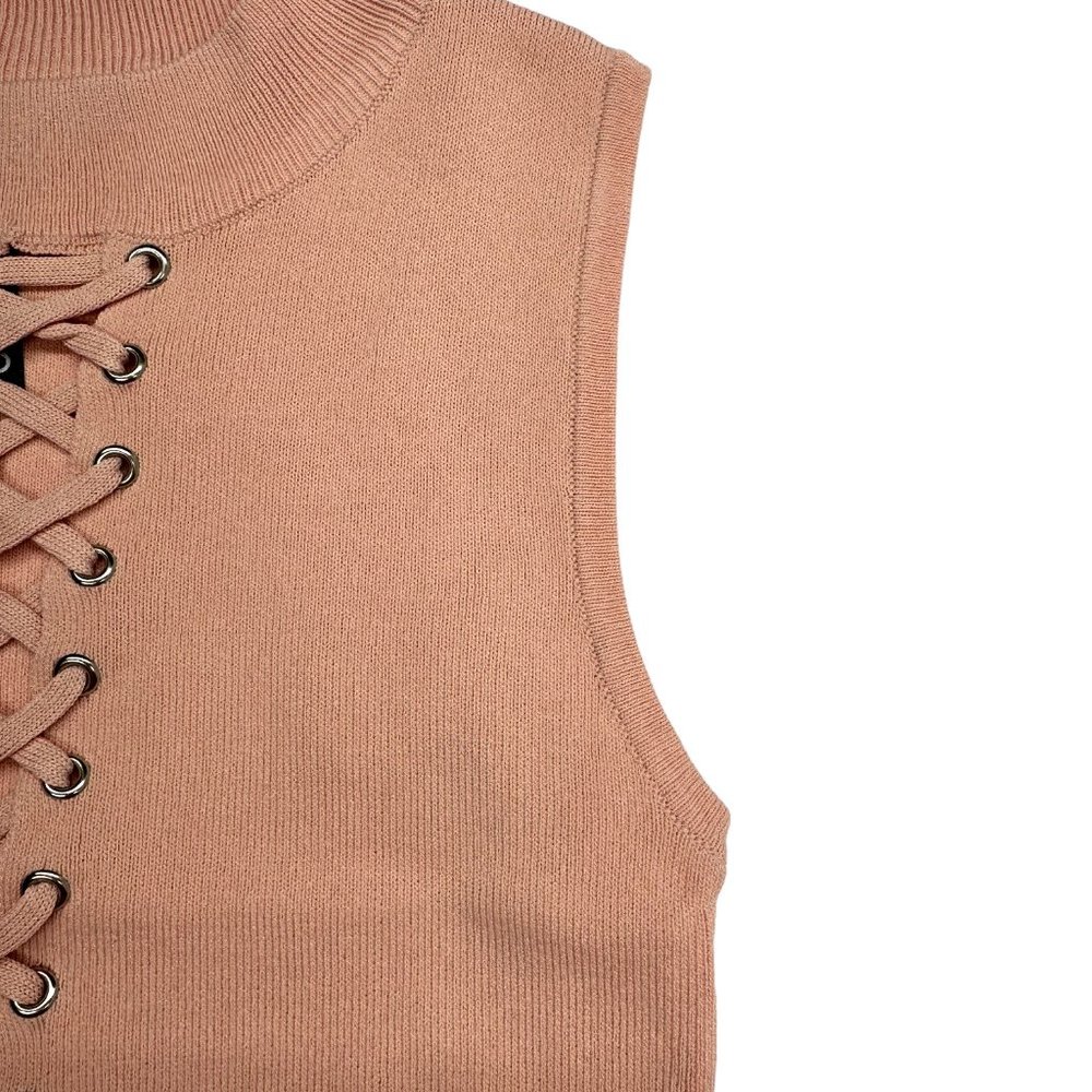 Codigo Crisscross Grommet Bodycon Dress (S) - Picture 4 of 9